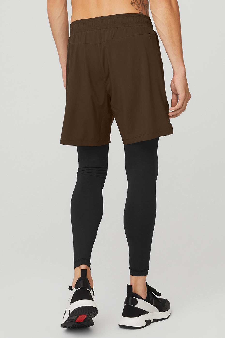 Stability 2-In-1 Pant - Espresso/Black