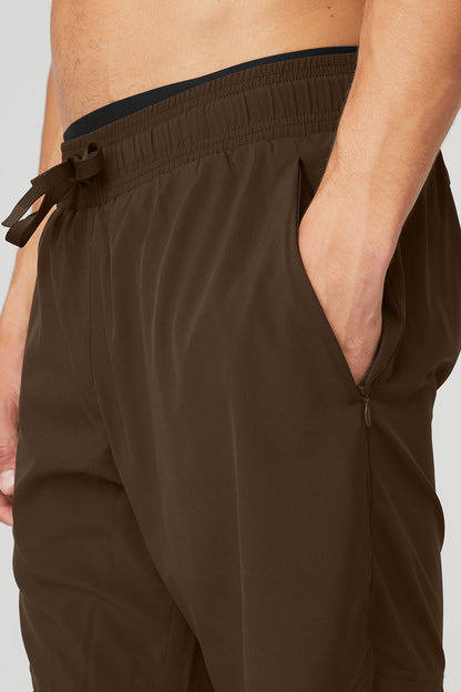 Stability 2-In-1 Pant - Espresso/Black
