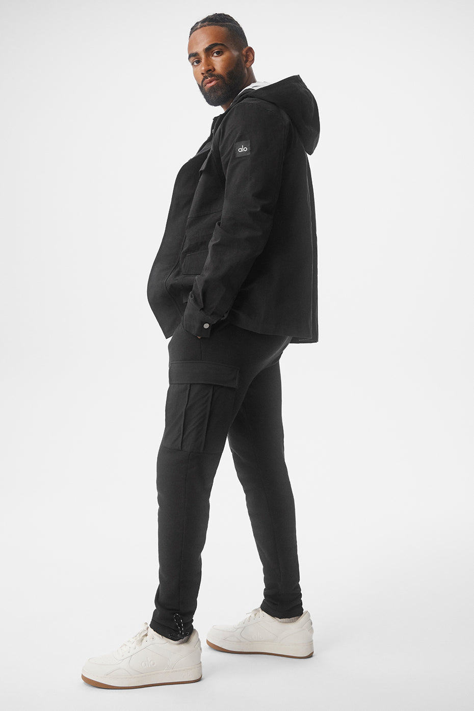 Cargo Traverse Sweatpant - Black