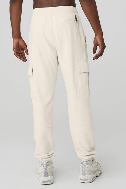 Highline Cargo Sweatpant - Bone