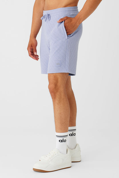 Quilted Stadium Short - Icy Purple