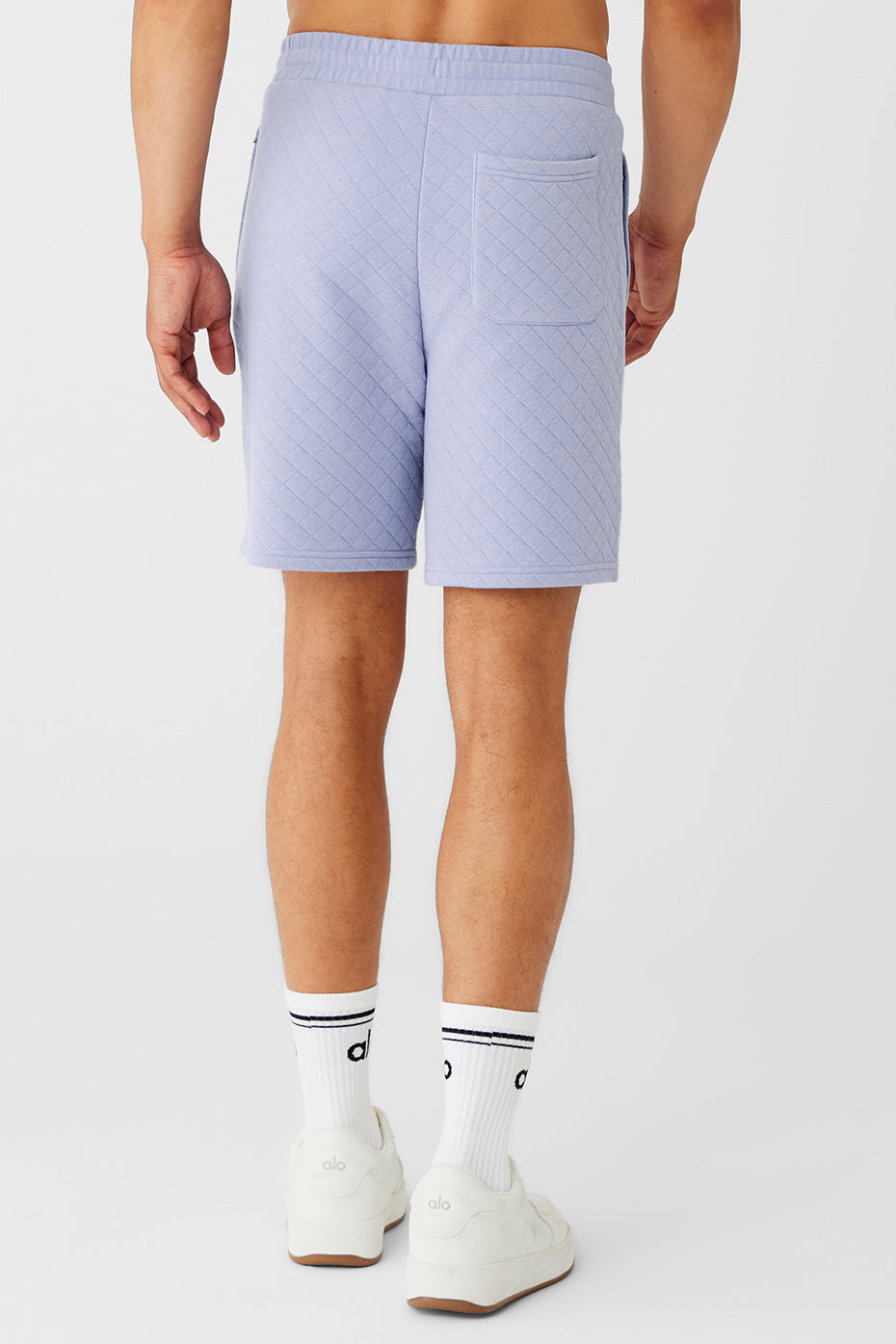 Quilted Stadium Short - Icy Purple