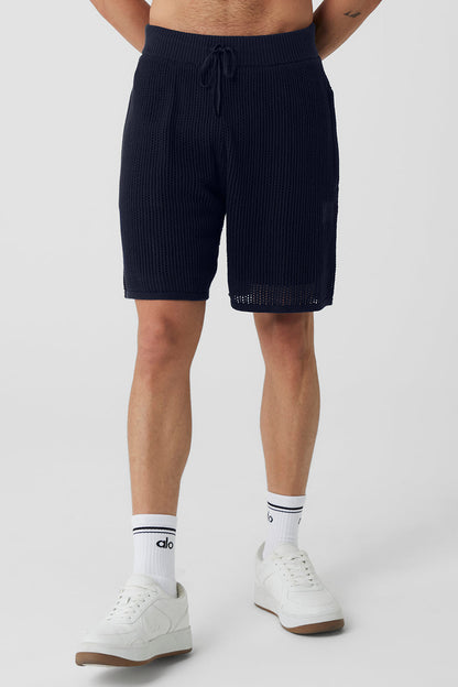 Open-Knit Short - Navy