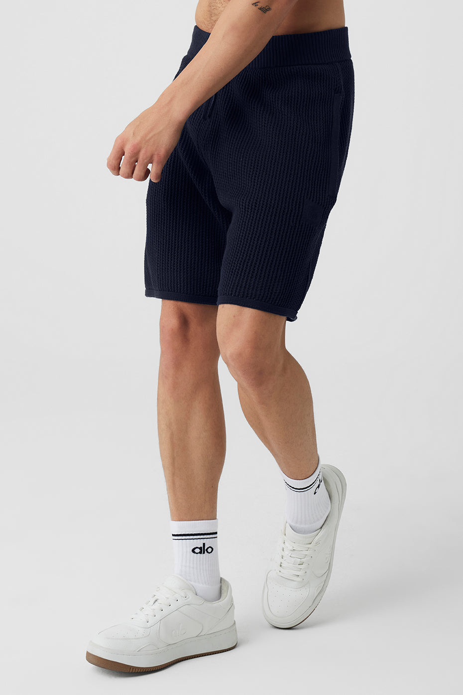 Open-Knit Short - Navy