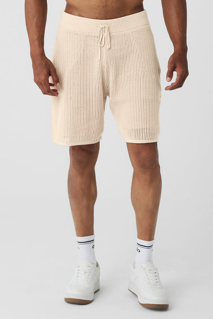 Open-Knit Short - Macadamia