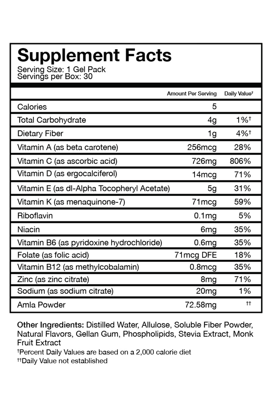 Vitamin-C Glow Shot - 30 Pack