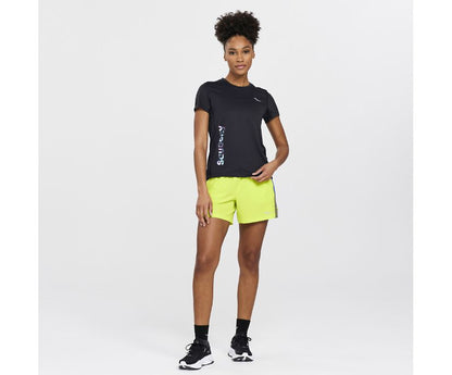 Women's Saucony Stopwatch Graphic Short Sleeve