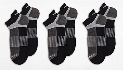 Saucony Inferno Cushioned No Show Tab 3 Pack