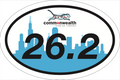 Commonwealth Running Company 26.2 Sticker