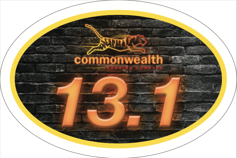 Commonwealth Running Company 13.1 Sticker