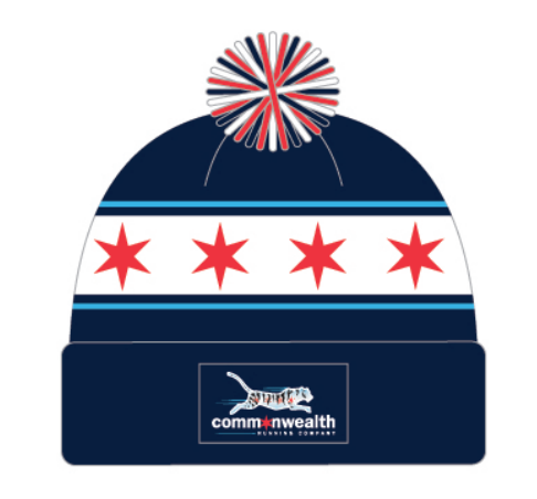 Commonwealth Chicago Flag Pom Beanie (6 Colors)
