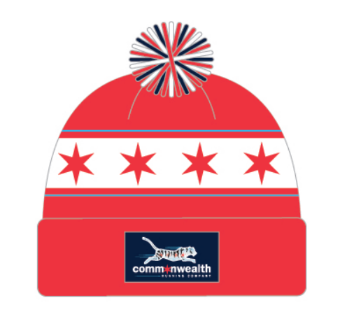 Commonwealth Chicago Flag Pom Beanie (6 Colors)