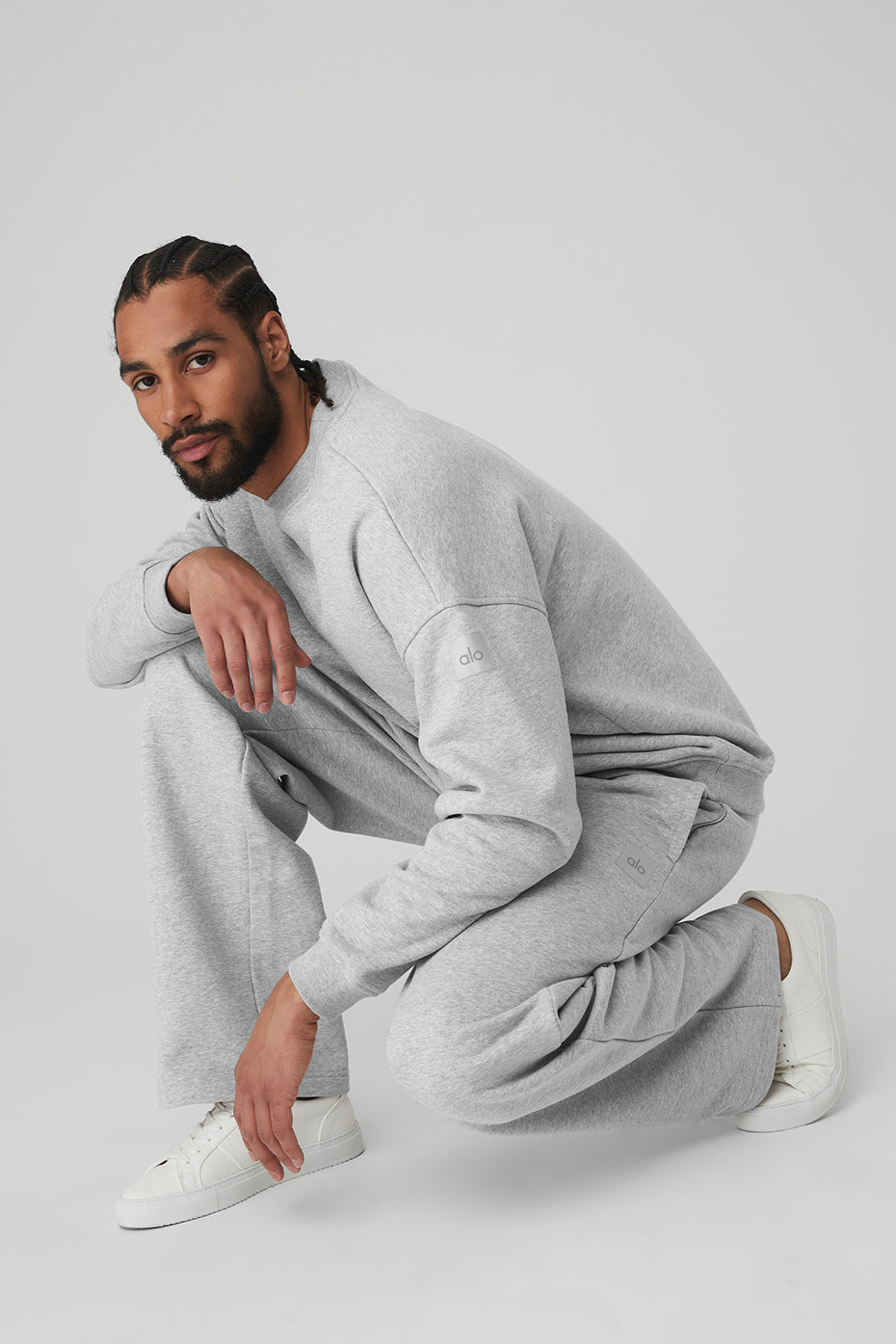 Renown Heavy Weight Crew Neck Pullover - Athletic Heather Grey