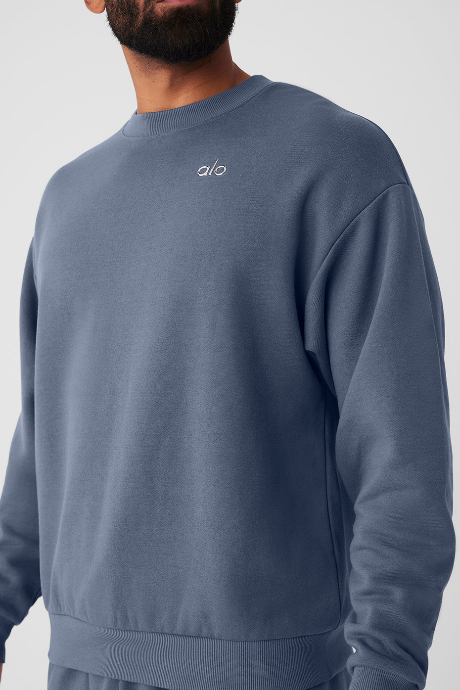 Accolade Crew Neck Pullover - Bluestone
