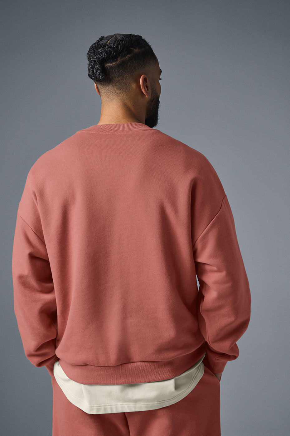 Accolade Crew Neck Pullover - Soft Terracotta