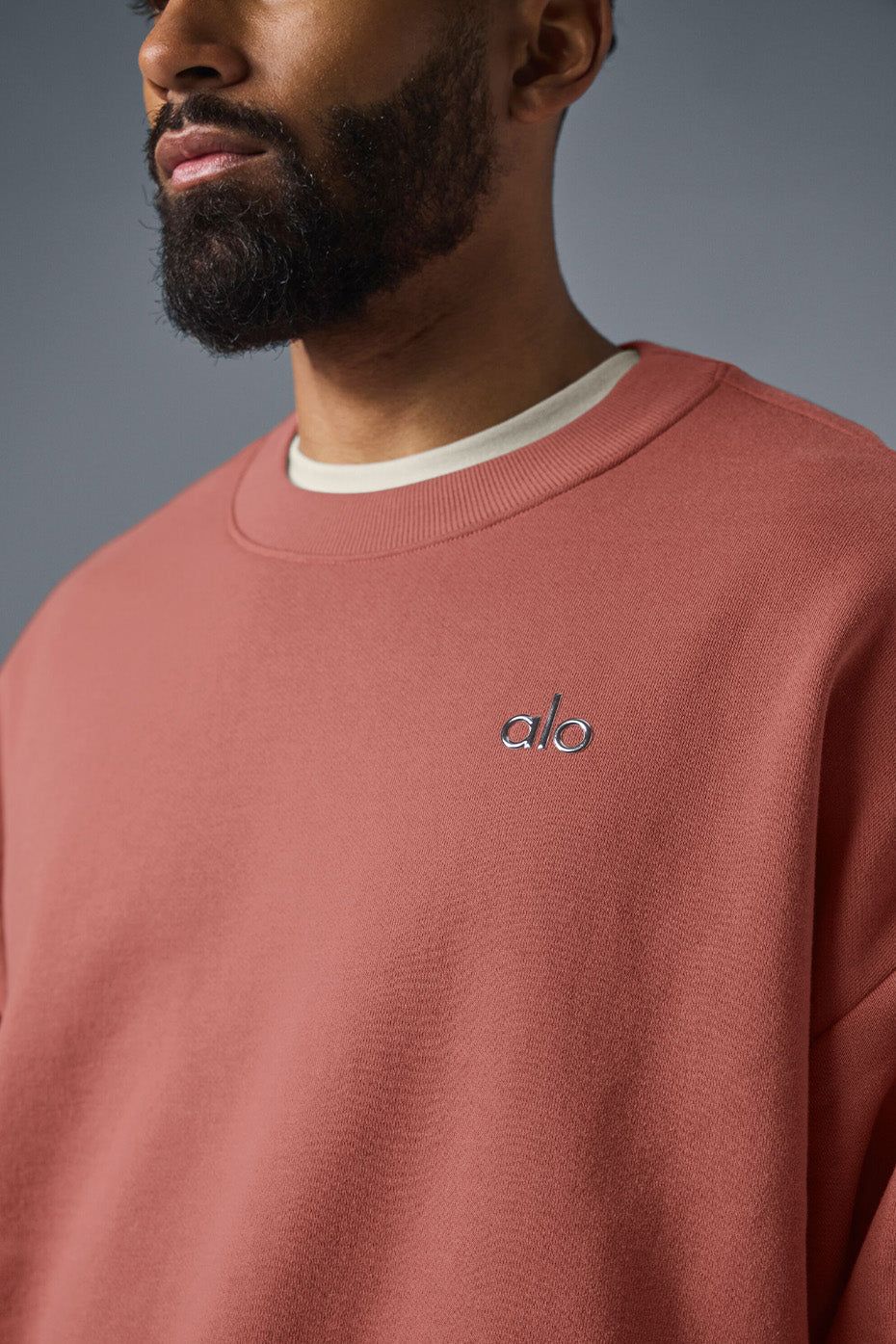 Accolade Crew Neck Pullover - Soft Terracotta