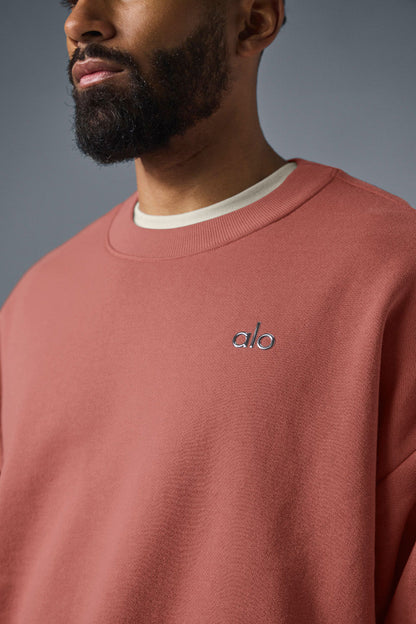 Accolade Crew Neck Pullover - Soft Terracotta