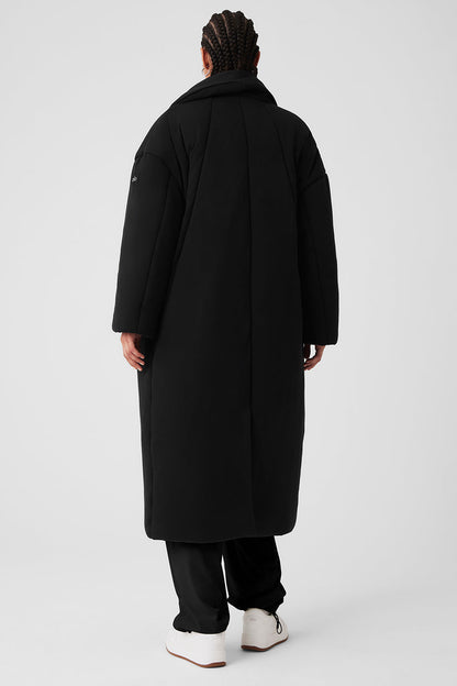 Quilted Perfection Puffer - Black