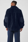 Sherpa Edge Shacket - Navy