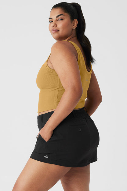 Ribbed Wellness Tank - Golden Olive Branch