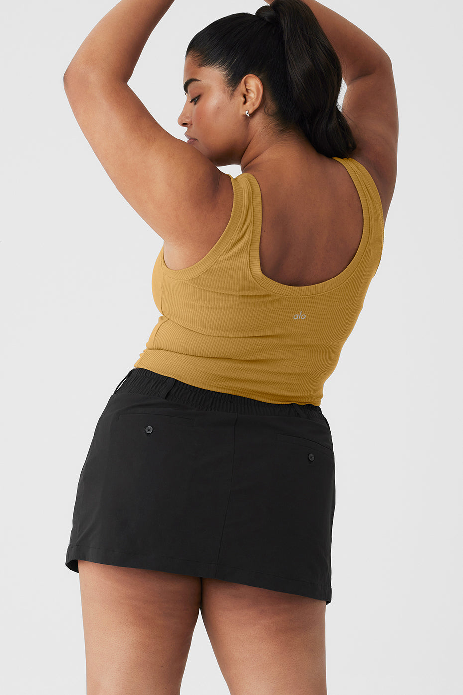 Ribbed Wellness Tank - Golden Olive Branch