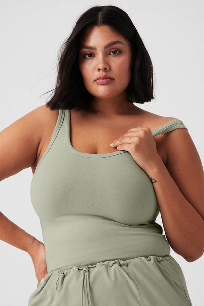 Seamless Chosen Tank - Limestone