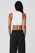 Wellness Rib Flaunt Tank - White