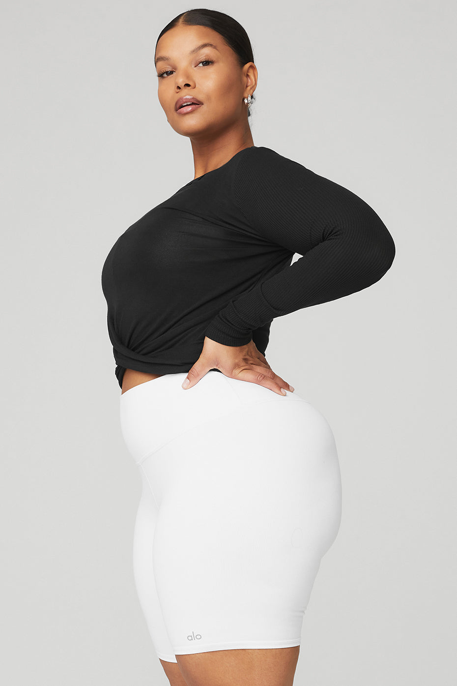 Cover Long Sleeve Top - Black