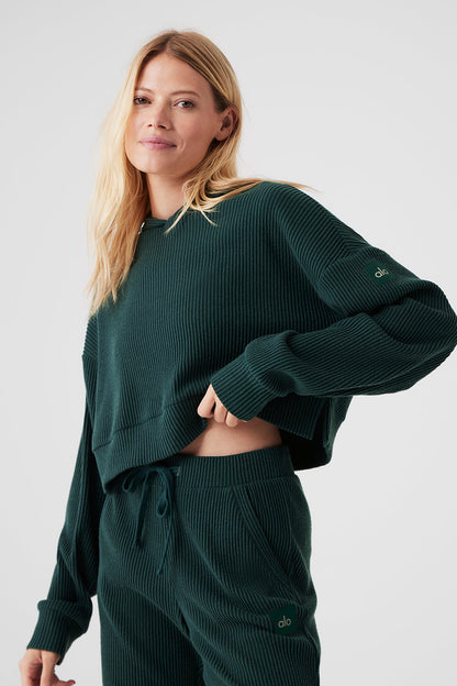 Muse Hoodie - Midnight Green