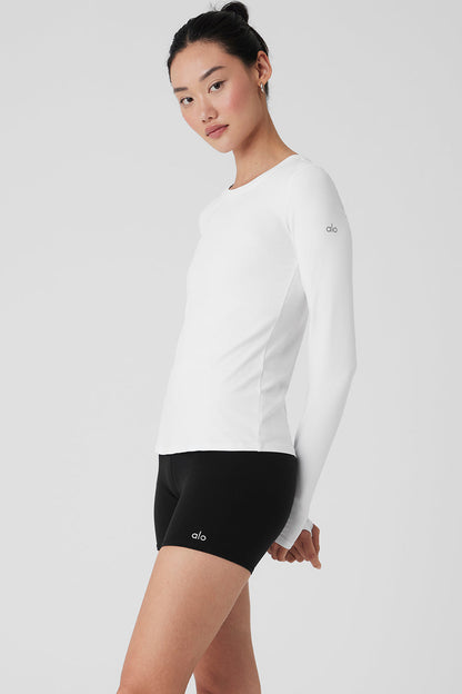 Alosoft Finesse Long Sleeve - White