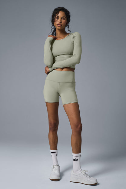 Gather Long Sleeve - Limestone