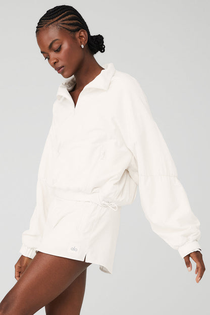Cropped Elevation Coverup - Ivory