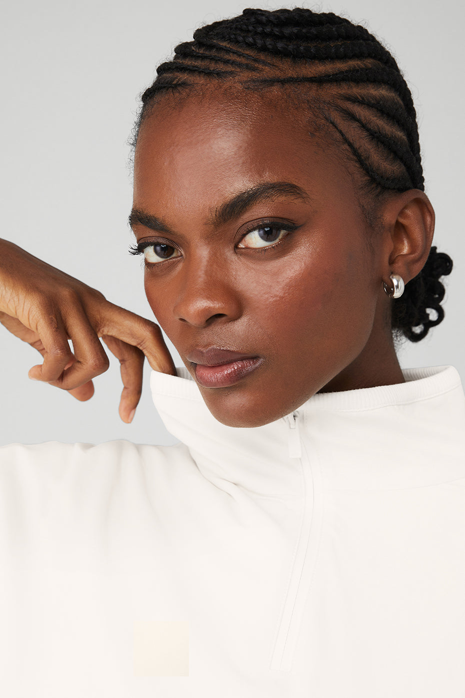 Cropped Elevation Coverup - Ivory