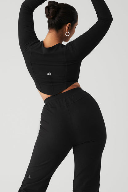 Soft Sculpt Long Sleeve - Black