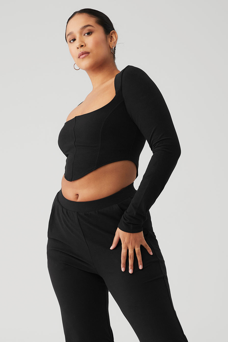 Soft Sculpt Long Sleeve - Black