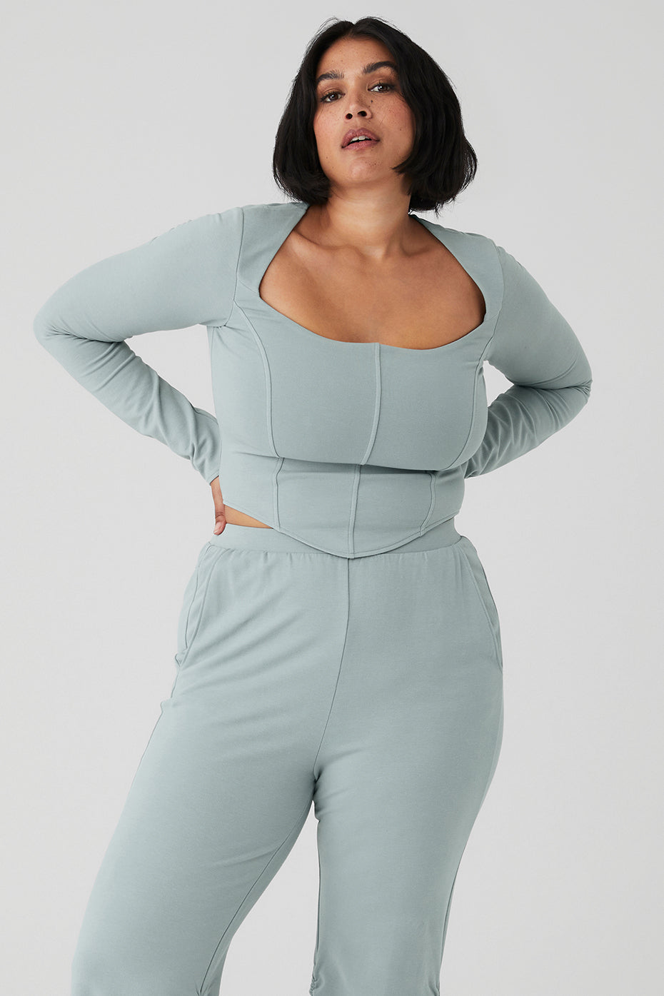 Soft Sculpt Long Sleeve - Cosmic Grey