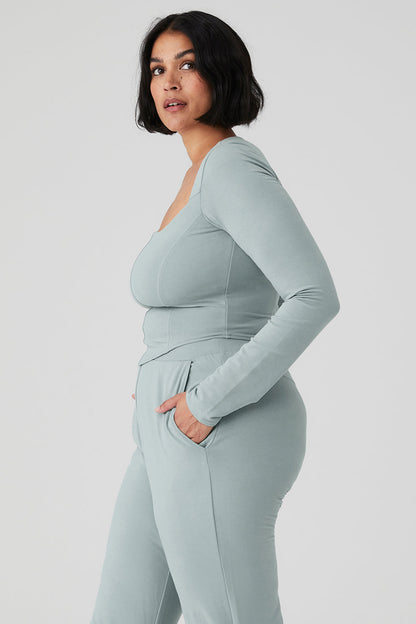Soft Sculpt Long Sleeve - Cosmic Grey