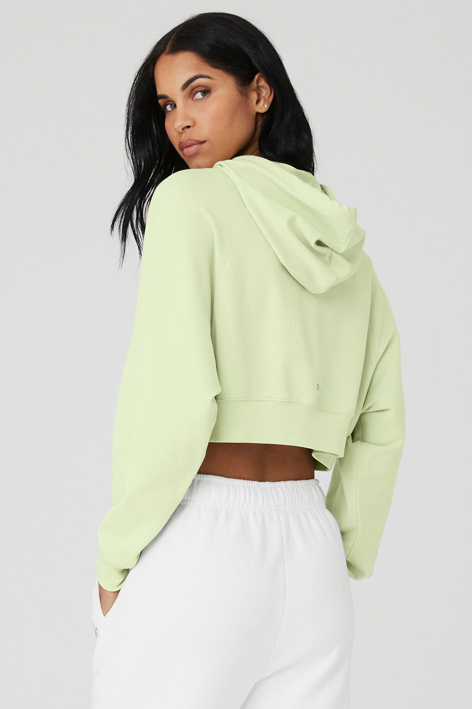 Cropped Double Take Hoodie - Iced Green Tea
