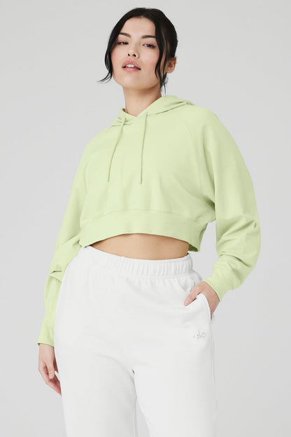 Cropped Double Take Hoodie - Iced Green Tea
