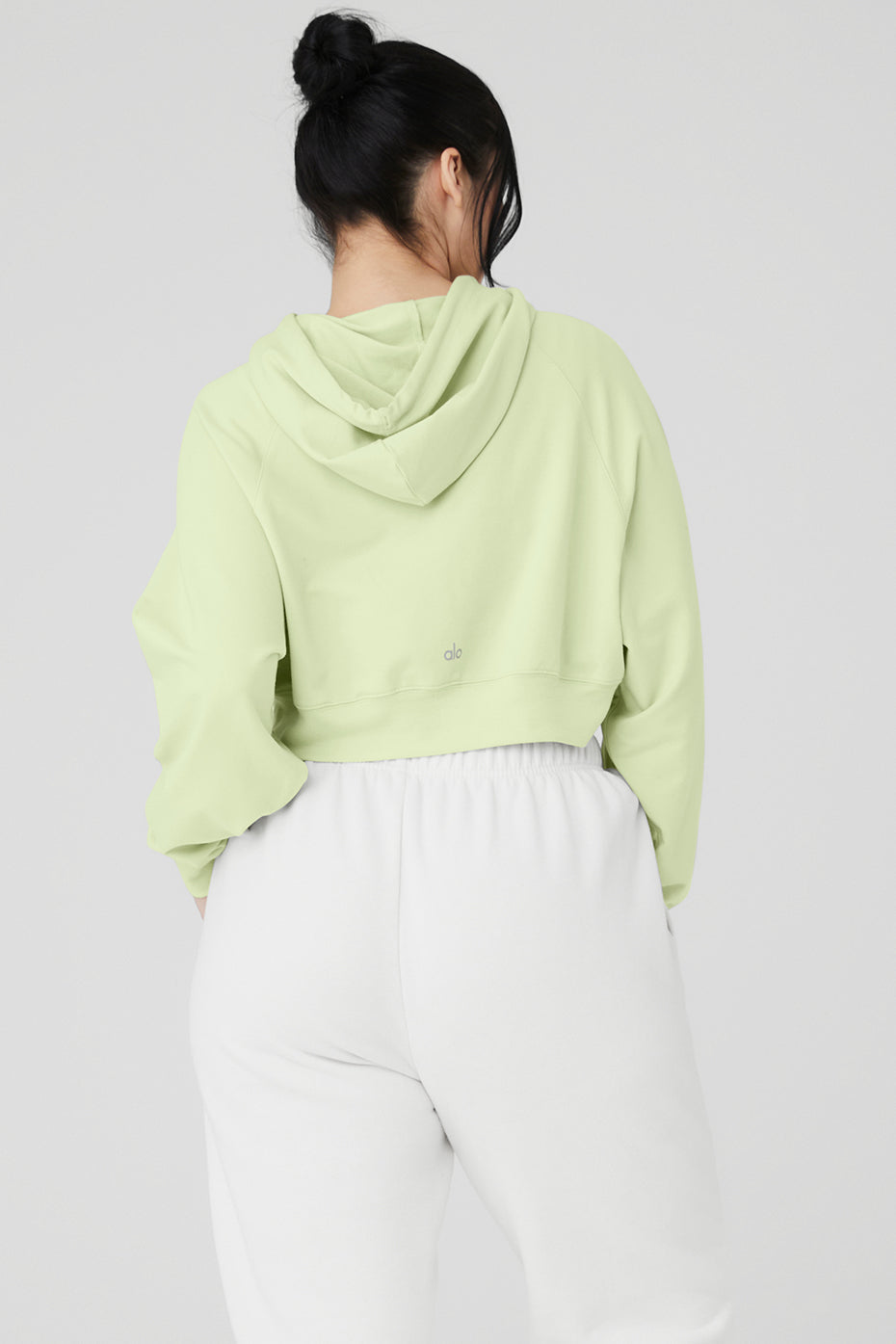 Cropped Double Take Hoodie - Iced Green Tea