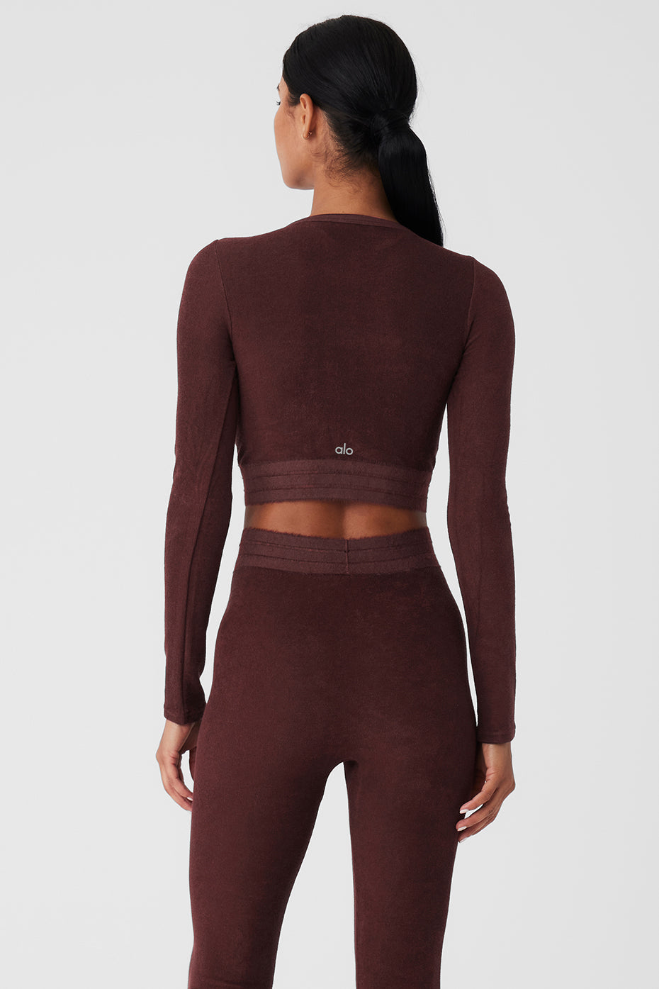 Seamless Luxe Terry Cuddle Coverup - Cherry Cola