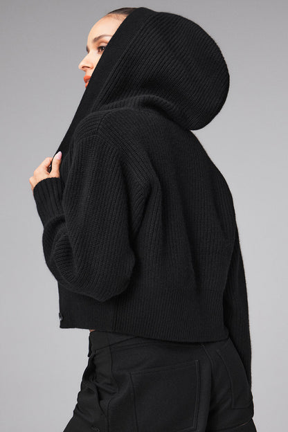 Cashmere Ma Cherie Cardigan - Black