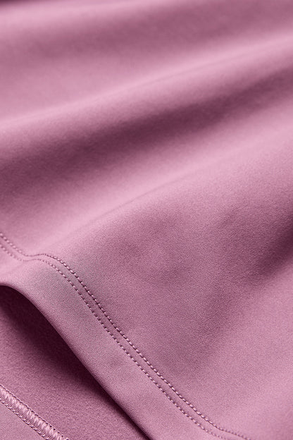 Airlift Winter Warm 1/4 Zip Long Sleeve - Soft Mulberry