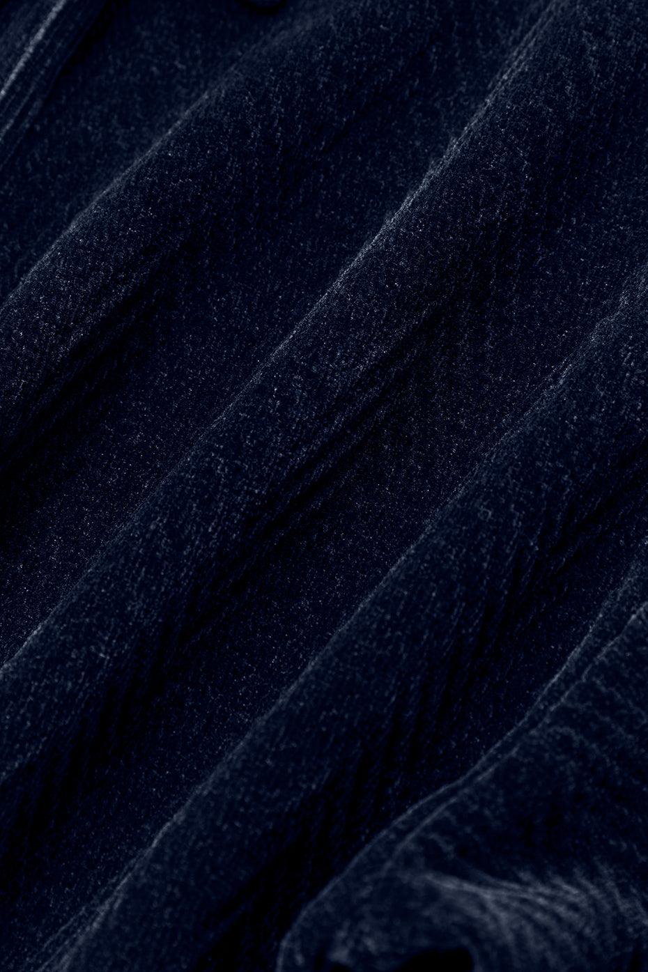 Cropped Cozy Day Henley Pullover - Navy