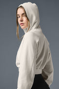 Sweet Escape Zip Up Hoodie - Ivory