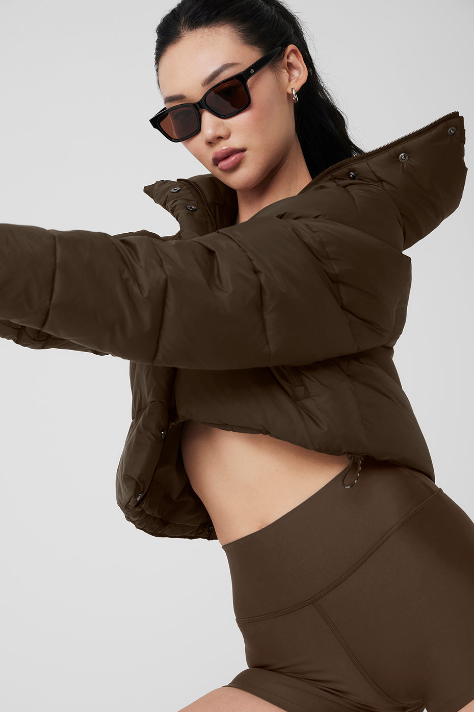 Gold Rush Puffer - Espresso