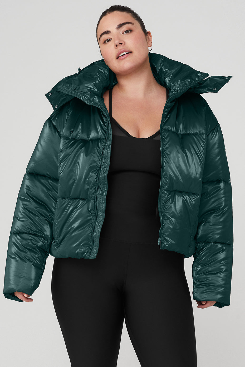 Pearlized Pristine Puffer - Midnight Green