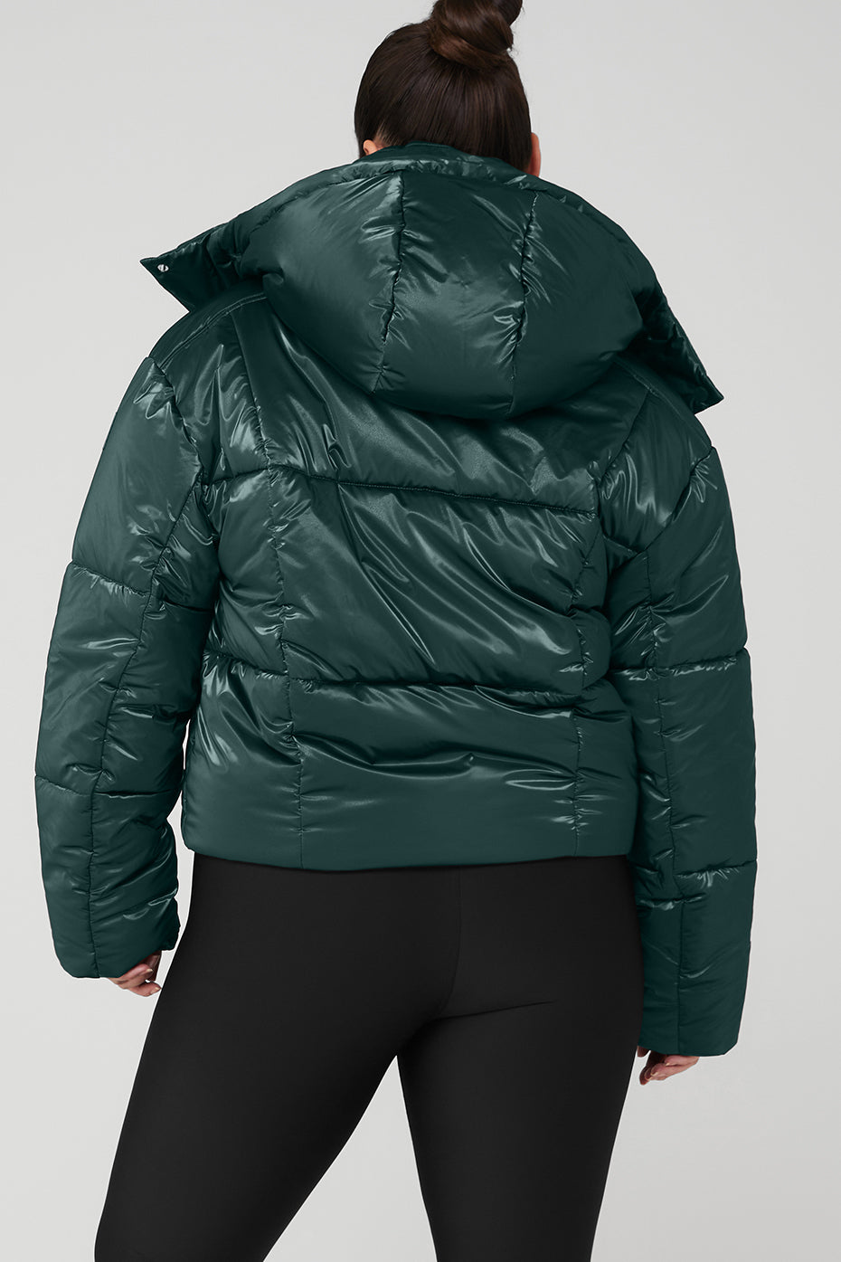 Pearlized Pristine Puffer - Midnight Green