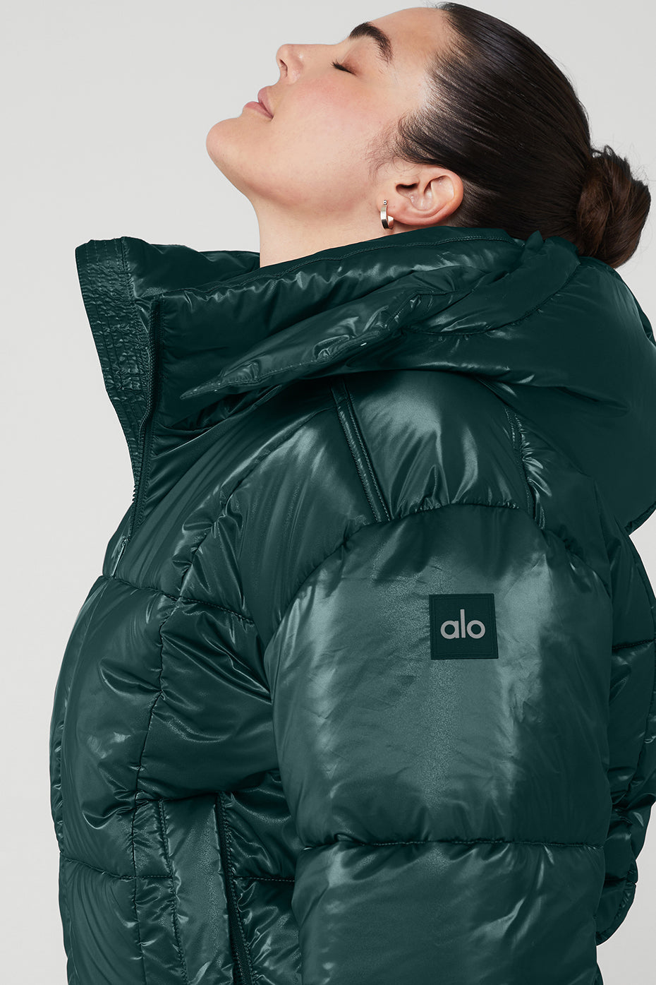 Pearlized Pristine Puffer - Midnight Green
