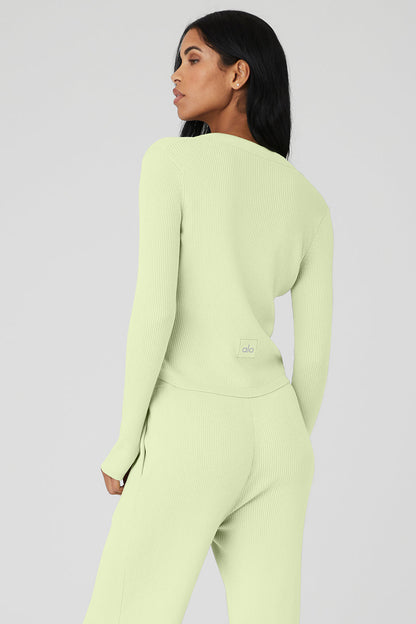 Knit Salana Cardigan - Iced Green Tea